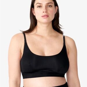 Bodily The Everything Nursing Bra in Black size M